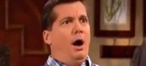 Image: A Disney dad with his mouth open. -- D.C. Douglas