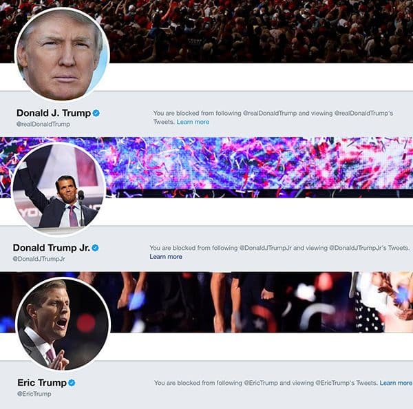 Trump Blocked 