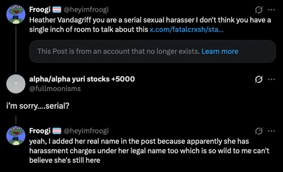 Heather Vandagriff police report