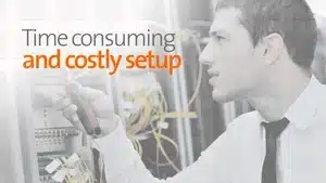 Navigating The Intricacies Of Medical Narration: From Corporate Videos To Patient Education | D.c. Douglas Man adjusting server equipment with tools in a data center environment.