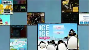 Navigating The Intricacies Of Medical Narration: From Corporate Videos To Patient Education | D.c. Douglas Game interface featuring animated penguins and various game options displayed on a screen.