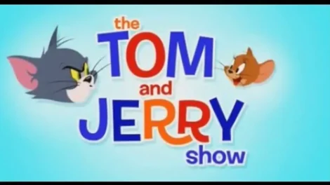 Logo of The Tom and Jerry Show featuring Tom the cat and Jerry the mouse.