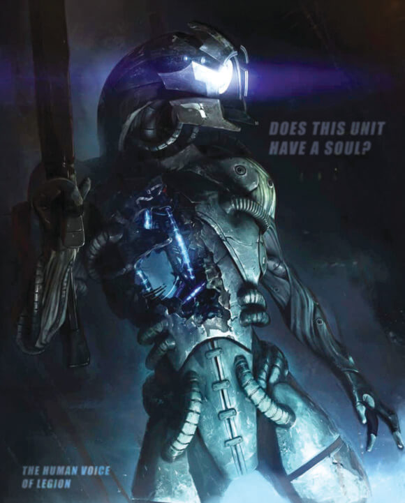 Legion from Mass Effect voiced by DC Douglas