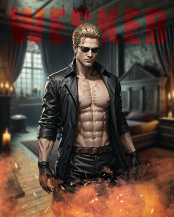 Albert Wesker from Resident Evil voiced by DC Douglas