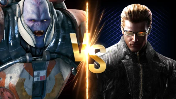 Star Wars vs. Resident Evil: Sexy Gen’Dai Rayvis vs. Derivative Baddie Albert Wesker