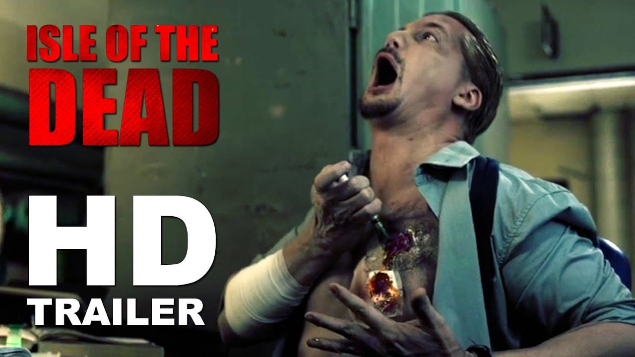 Isle Of The Dead | D.c. Douglas A scene from the movie 'Isle of the Dead' featuring a character in distress with a wound.