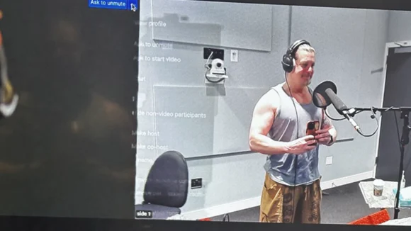 DC Douglas in Voice Over session