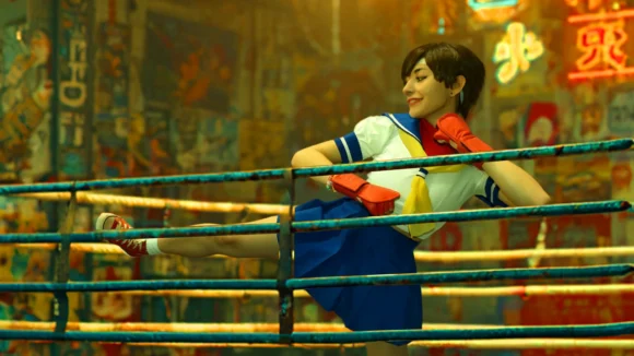 Mimi as Sakura Kasugano cosplay 2