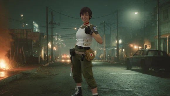 mimi cosplay rebecca resident evil raccoon city