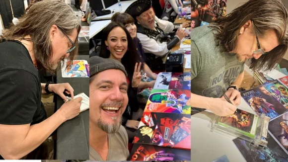 DC signing at conventions worldwide.