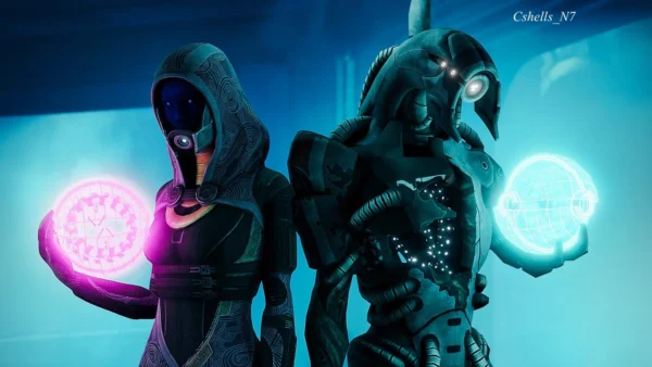 Tali and Legion Walk Into A Bar