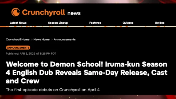 Crunchyroll Announcement