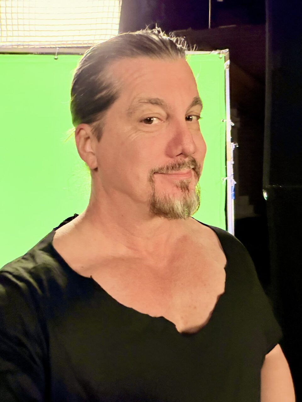 DC Douglas on Vampirina set